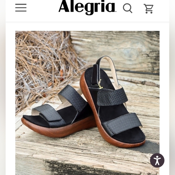 Alegria Bailee Woven Noir Sandal Slip Resistant Summer Shoes Size 38 - Picture 2 of 10
